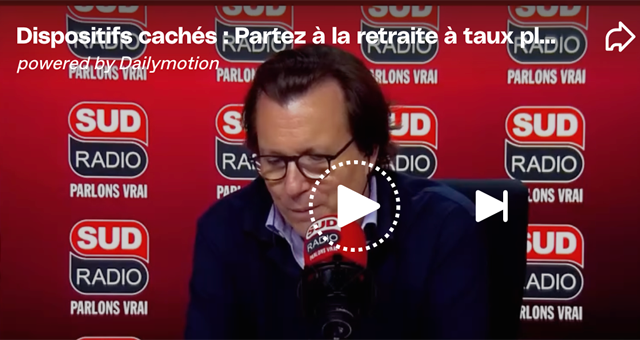 Partir à la retraite bien avant 64 ans – SUD RADIO